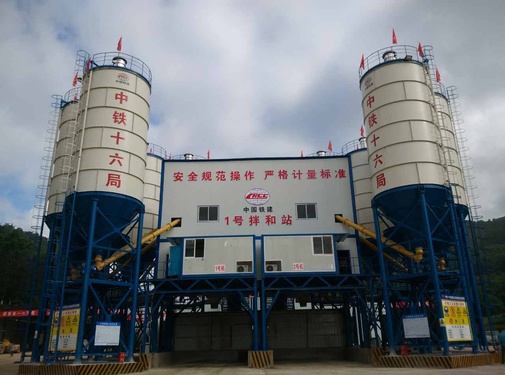 新筑智装 HZS180 普通水泥混凝土搅拌站